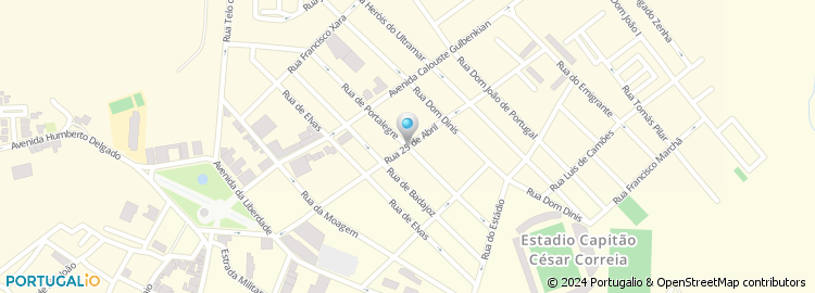 Mapa de Rua de Portalegre