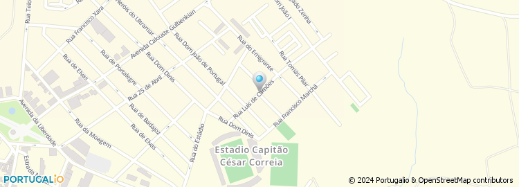 Mapa de Rua Dom Manuel de Menezes