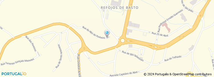 Mapa de Campos, Teixeira & Pereira de Castro, Lda