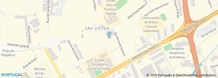 Mapa de Candida Amado & Filhos - Comércio de Vestuário, Lda