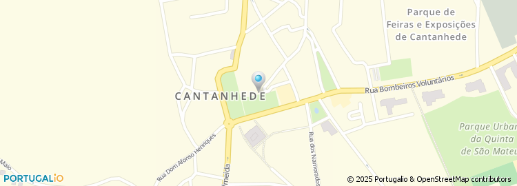 Mapa de Apartado 10, Cantanhede