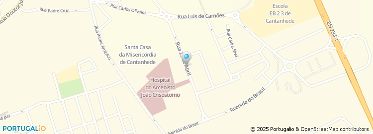 Mapa de Avenida 25 de Abril