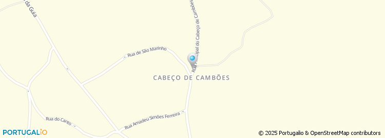 Mapa de Cabeço Cambões