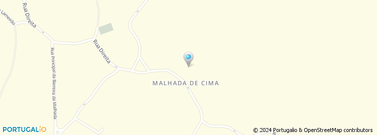 Mapa de Malhada de Cima