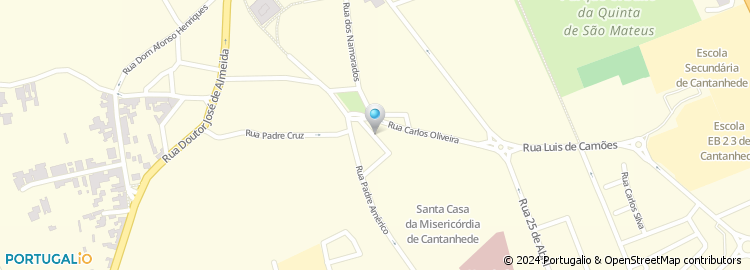 Mapa de Rua António José da Silva Poiares