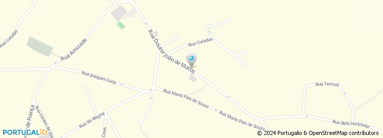 Mapa de Rua Doutor João de Matos