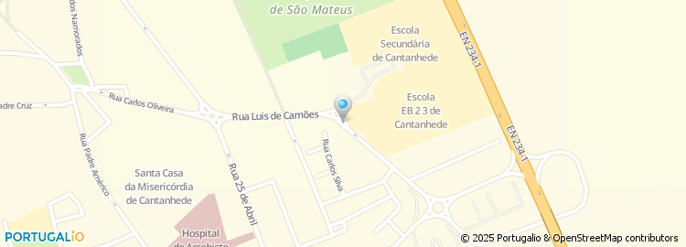 Mapa de Rua Luís de Camões