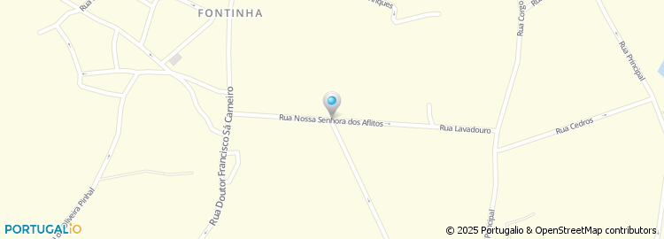 Mapa de Rua Nossa Senhora dos Aflitos