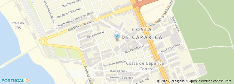 Mapa de Caparica 200