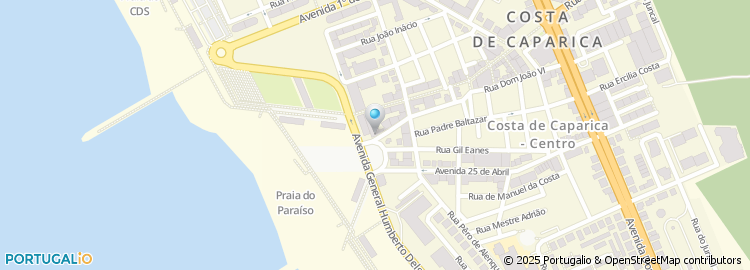 Mapa de Caparica Bajaj, Multiservice, Unipessoal Lda