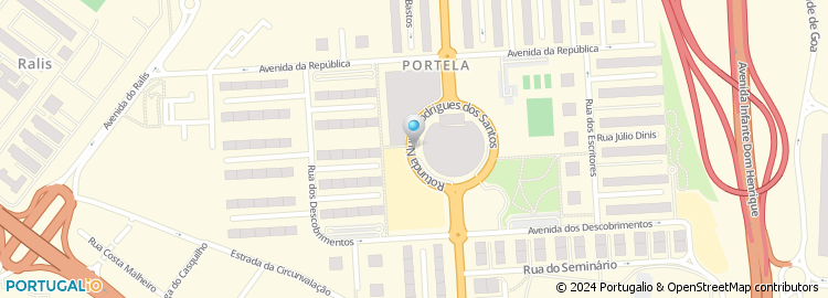 Mapa de Carlos Alberto Santos - Comércio de Ourivesaria, Lda