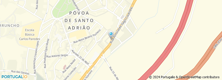 Mapa de Carlos Jesus Lima - Comércio e Reparação de Viaturas, Unipessoal Lda