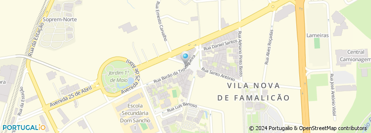 Mapa de Carlos Santos - Hairshop, Vila Nova de Famalicão
