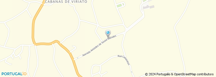 Mapa de Avenida Doutor Aristides Sousa Mendes