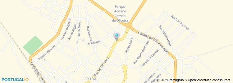 Mapa de Cartório Notarial de Cuba