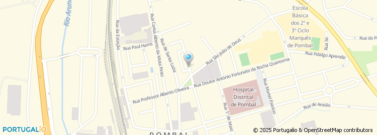 Mapa de Cartório Notarial de Pombal