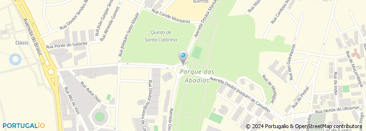 Mapa de Casa da Criança São Julião, Bissaya Barreto