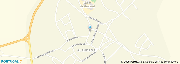 Mapa de Casa da Mala Cafe Gelataria, Limitada