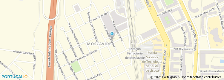 Mapa de Casa das Chaves Moscavide