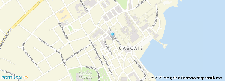 Mapa de Casa das Peles, Cascais