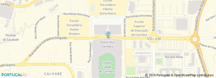 Mapa de Casa das Peles, Dolce Vita Coimbra