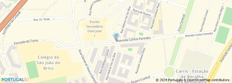 Mapa de Casa de Bertiandos - Soc. Agricola, Lda
