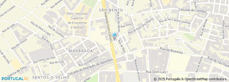Mapa de Casa de Pasto Retiro dos Pescadores, Lda