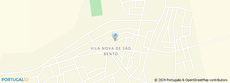 Mapa de Casa de Pneus de Vila Nova de S. Bento Comercialização de Pneus, Lda