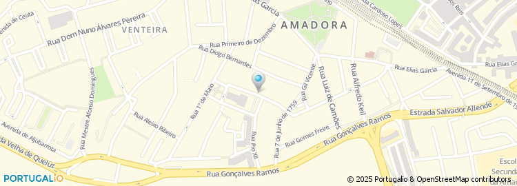 Mapa de Casa de Repouso da Venteira