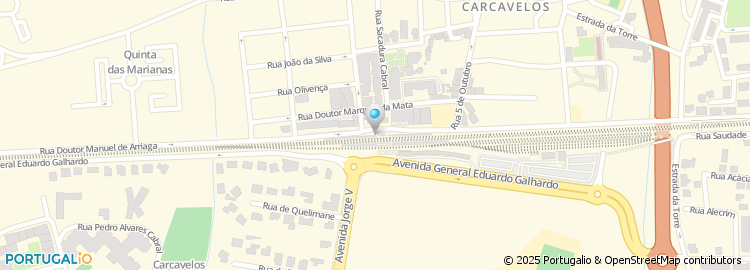 Mapa de Casa de Repouso Geriatrica Quinta D`Alagoa, Lda