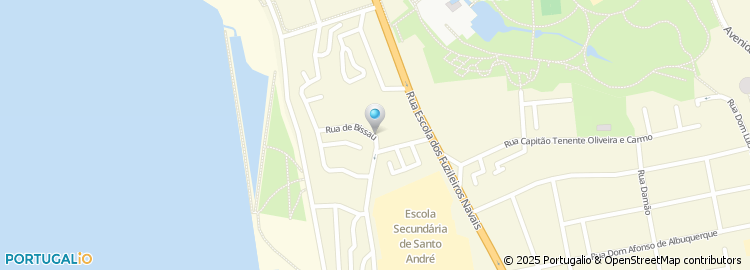 Mapa de Casa de Saúde do Barreiro - Clínica Médica