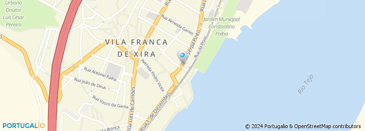 Mapa de Casa do Benfica de Vila Franca de Xira