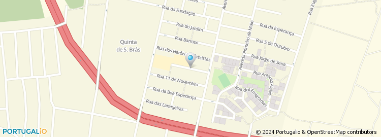 Mapa de Casa do Benfica do Concelho do Seixal