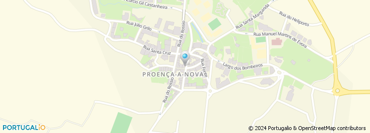 Mapa de Casa do Benfica em Proença - A - Nova