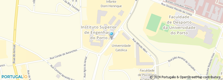 Mapa de Casa do Pessoal do Instituto Portugues Oncologia de Francisco Gentil