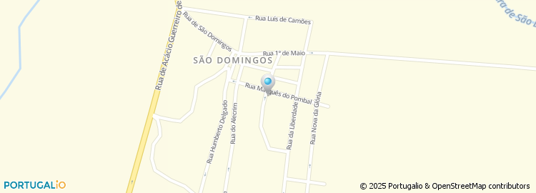 Mapa de Casa do Povo de S Domingos