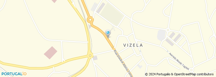 Mapa de Casa do SLB em Vizela
