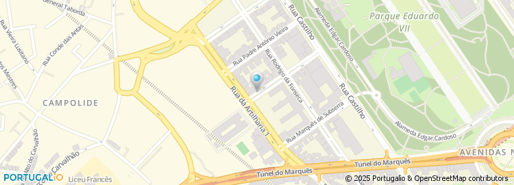 Mapa de Casa Parque Restaurante, Lda