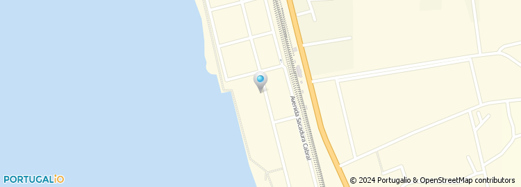 Mapa de Casa Praia da Granja, Turismo de Habitação, Unipessoal Lda