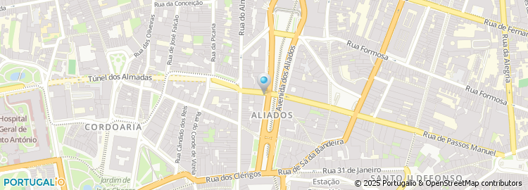 Mapa de Casais Rodrigues & Cardoso, Lda