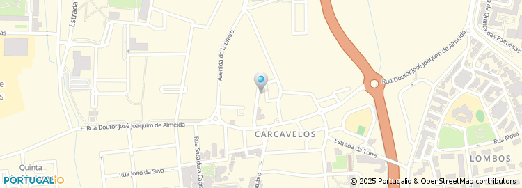 Mapa de Apartado 615, Carcavelos