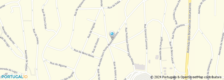 Mapa de Avenida Dom Nuno Álvares Pereira