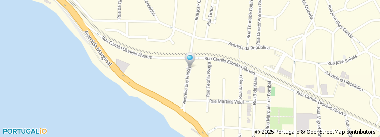 Mapa de Avenida dos Príncipes