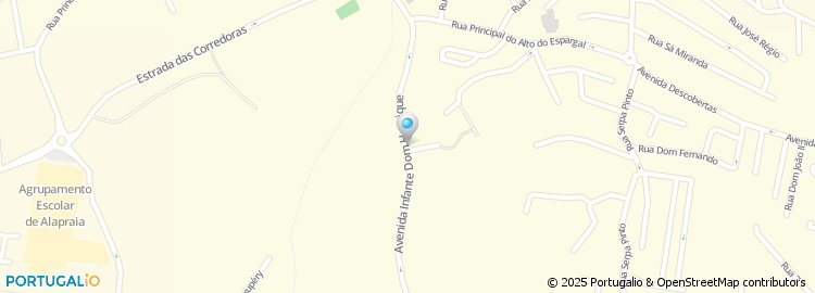 Mapa de Avenida Infante Dom Henrique