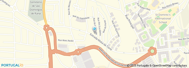 Mapa de Estrada Mata da Torre