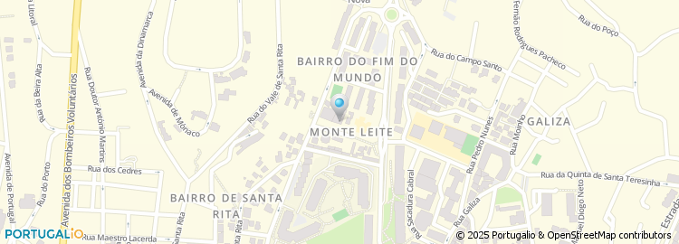 Mapa de Largo Monte Leite