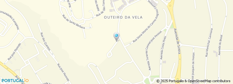 Mapa de Praceta Outeiro da Vela