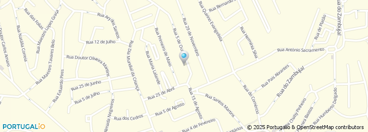 Mapa de Rua 29 de Junho