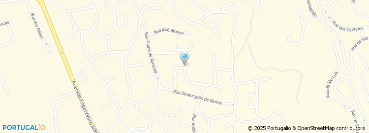 Mapa de Rua Adriano Correia de Oliveira