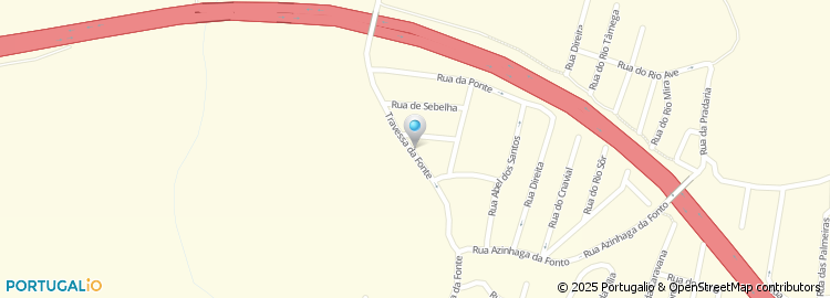 Mapa de Rua Agostinho da Silva